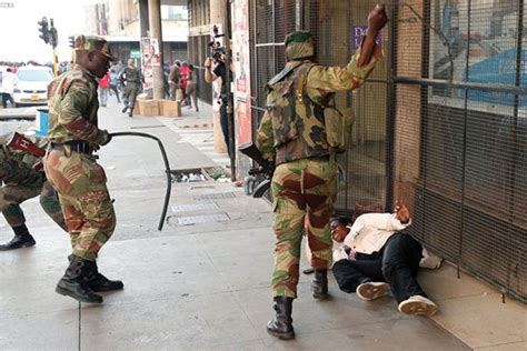 Army Police Killed Protesters Report Zimbabwe Situation