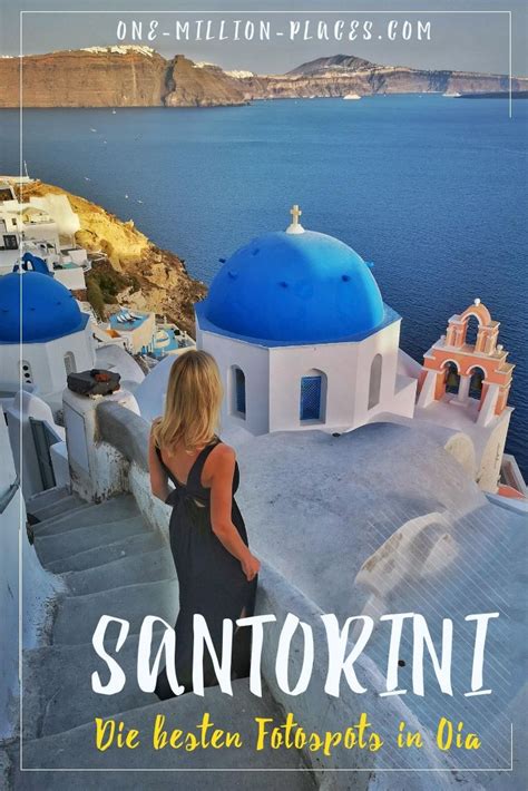 Der Wunderschöne Ort Oia Auf Santorini Griechenland Santorini