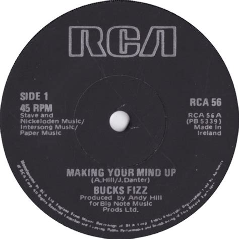 Bucks Fizz Making Your Mind Up 1981 Vinyl Discogs