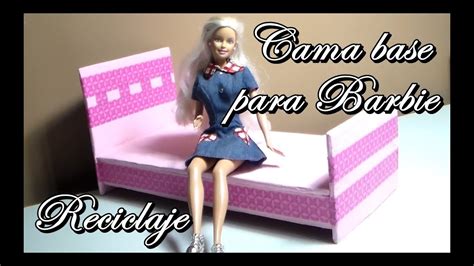 Como Hacer Cama Base Para Muñeca Barbie Youtube
