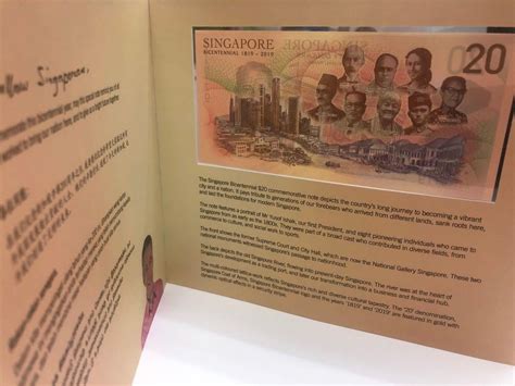 New 20 Note To Commemorate Singapores Bicentennial Hobbies And Toys