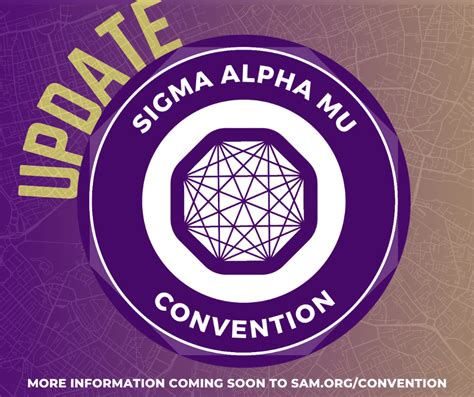 Convention 2021 Announcement Sigma Alpha Mu