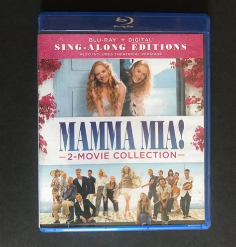 mamma mia 2 movie collection sing along editions blu ray for sale online ebay