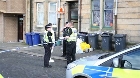 Mans Death In Paisley Street Treated As Murder Bbc News