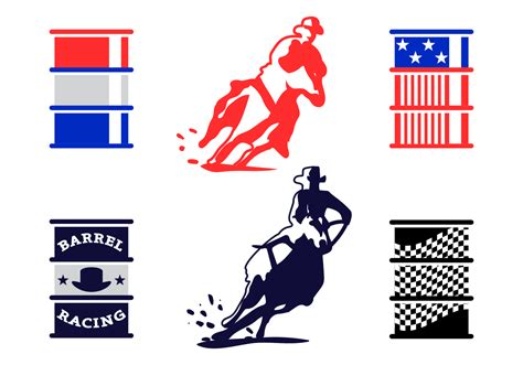 Barrel Racing Logos