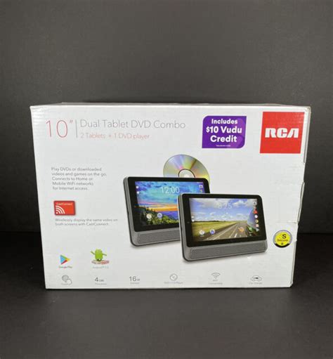 Rca Drp29101 Dual 10 16gb Tablet Dvd Player Combo For Sale Online Ebay