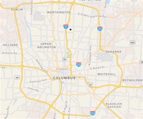 Map Of Columbus Ohio Neighborhoods Maping Resources