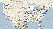 Nike Missile Sites Map Us