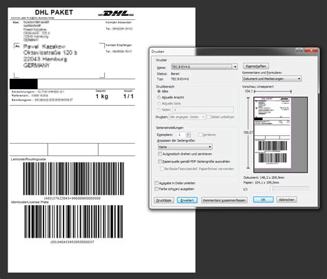 Sie fungieren als schnittstelle zwischen kunden und dpd für die angebotenen dienstleistungen rund um den paket. DHL-Label-Drucker und Etiketten-Format - Magento Training ...