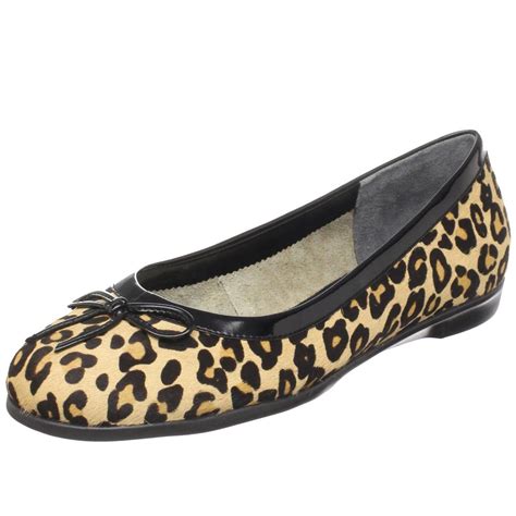 Love Leopard Print Shoes Aerosoles Womens Bec 2 Differ Ballet Flat