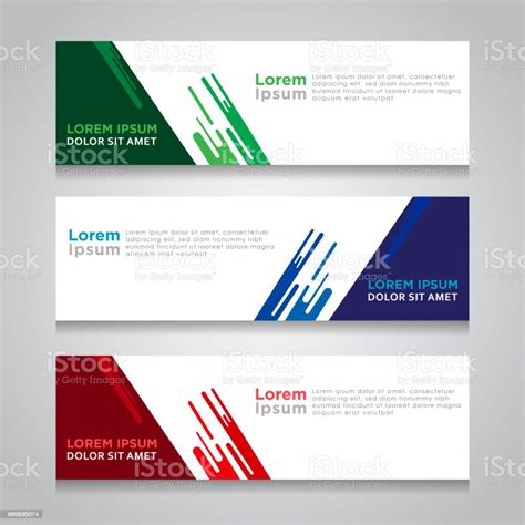 Vector Abstract Banner Design Web Template Stock Illustration
