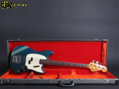 1970 Fender Mustang Competition Bass Lake Placid Blue Vi70femuscombass