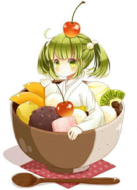 Fruits Salad Chibi Kawaii Chibi Cute Chibi Kawaii Anime Chibi