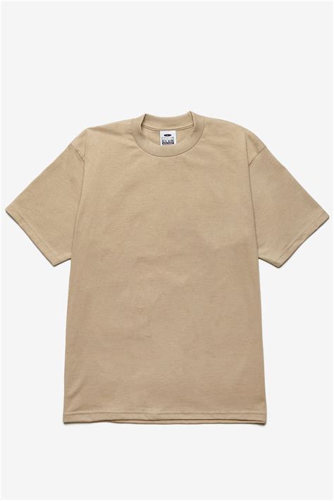 Pro Club Heavyweight T Shirt Khaki Blacksmith Store