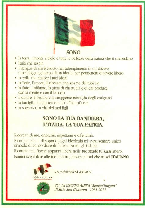 Enrica Signora G: Sono la tua bandiera, l'Italia, la tua ...