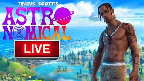 The popular artist has a psychedelic display that. Fortnite - Travis Scott's Astronomical Event Live - YouTube