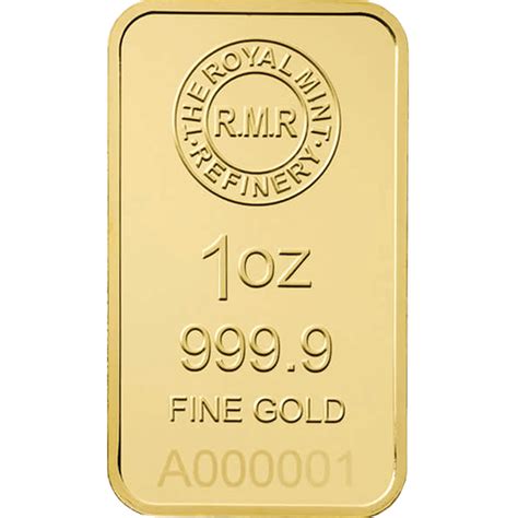 Buy 1 Oz Gold Bar Minted Royal Mint Bullion