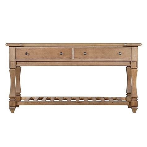 Finch Elmhurst 2 Drawer Console Table In Brown Bolster Your