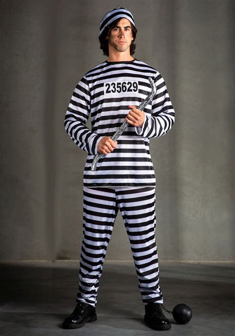 Mens Prisoner Costume Prison Jumpsuit Costumes In 2021 Prisoner Costume Prison Jumpsuit