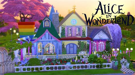 Alice In Wonderland The Sims 4 Speed Build Youtube