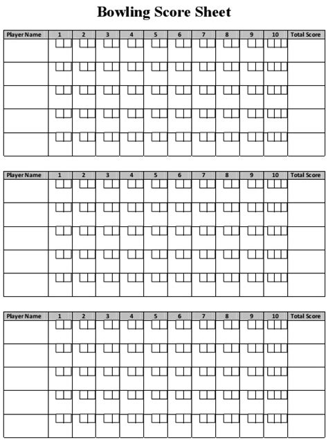 Bowling Score Sheet Download Free Documents For Pdf Word And Excel Sexiezpix Web Porn