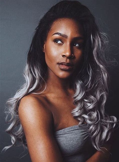 This hair dye works perfectly on the roots my favorite hair color i've never used permanent hair color. 25 New Grey Hair Color Combinations For Black Women - The ...
