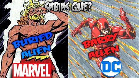 ¿sabias Que Tributo A Flash ⚡ Buried Alien Barry Allen Marvel