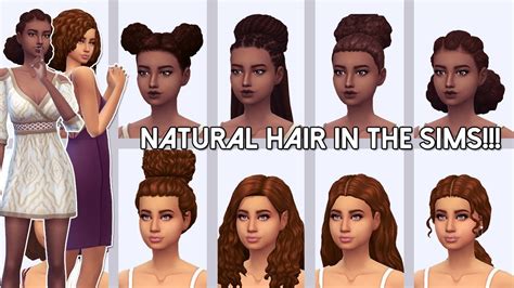 Sims 4 Natural Hair Cc Anime List