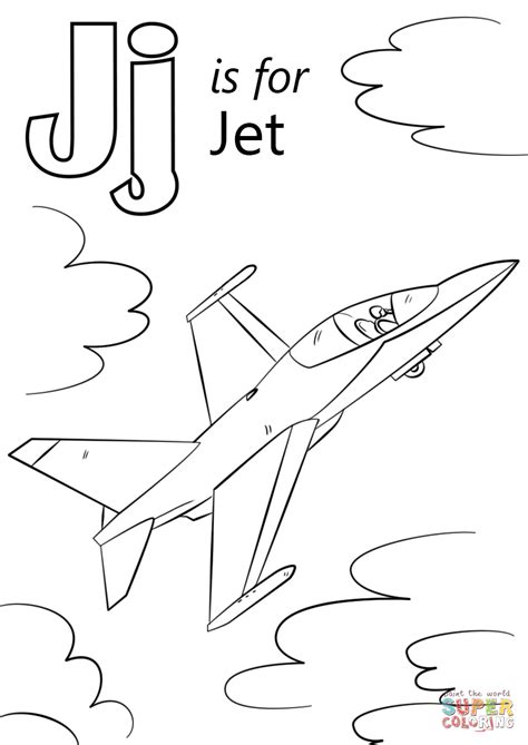 printable letter j coloring page - DriverLayer Search Engine