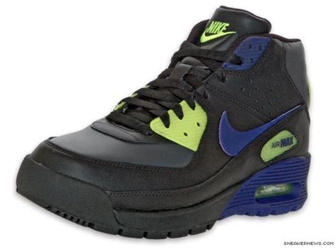 Nike Air Max 90 Boot Black Concord Volt