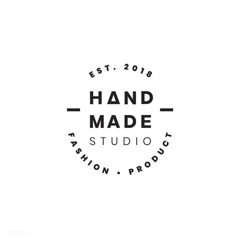Handmade Crafts Logo Badge Design Free Image By Handmade