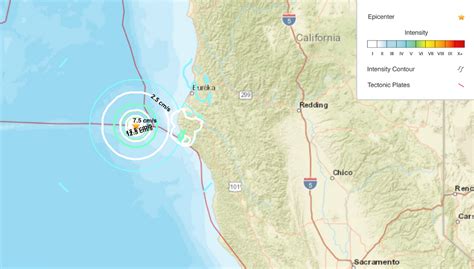 Sciency Thoughts Magnitude 58 Earthquake Off The Coast Of Northern