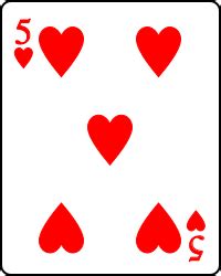 Search for playing card heart with us 5 of hearts | Hearts playing cards, Playing card tattoo, Cards
