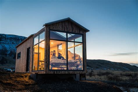 This Glass Cabin In Iceland Lets You Watch The Northern Lights From Your Bed Glass Cabin