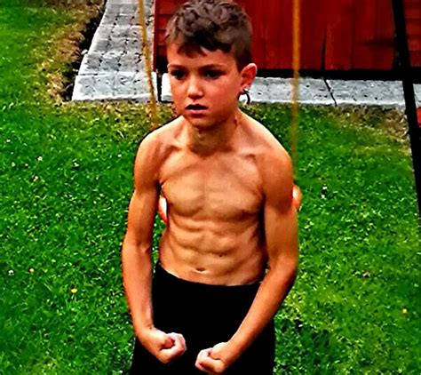 My seven year old cousins abs. Restaurants with low carb menus, kids 6 pack abs, clean ...