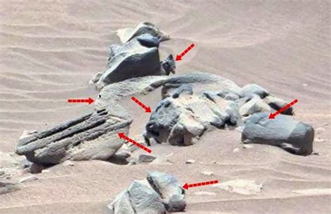 Ancient Aliens On Mars Curiosity Spotted Carved Animal Statue And