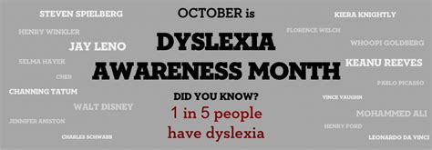 Dyslexia Awareness Month Park Academy