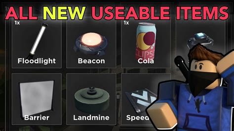 All The New Useable Items In A Nutshell Roblox Evade Update Youtube