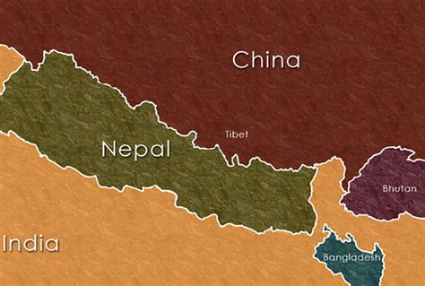 Map Of Nepal And China Map Of Stoney Lake