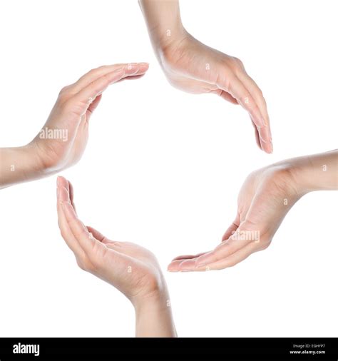 Many Hands Circle Hi Res Stock Photography And Images Alamy
