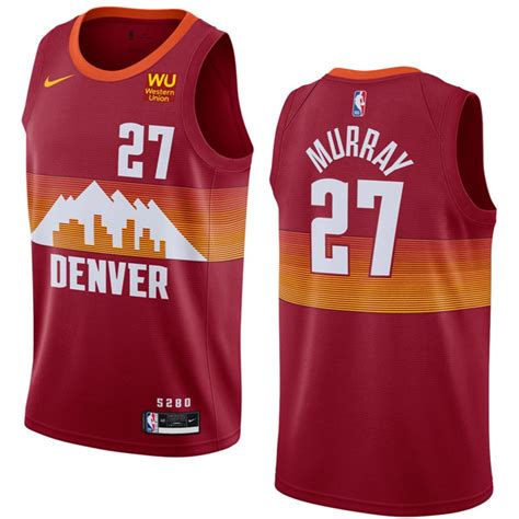 Nikola jokic nuggets icon edition 2020. Men's Denver Nuggets #27 Jamal Murray Red 2020-21 City ...