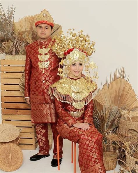 Adat Palembang • Pakaian Pernikahan Baju Pengantin Kerudung