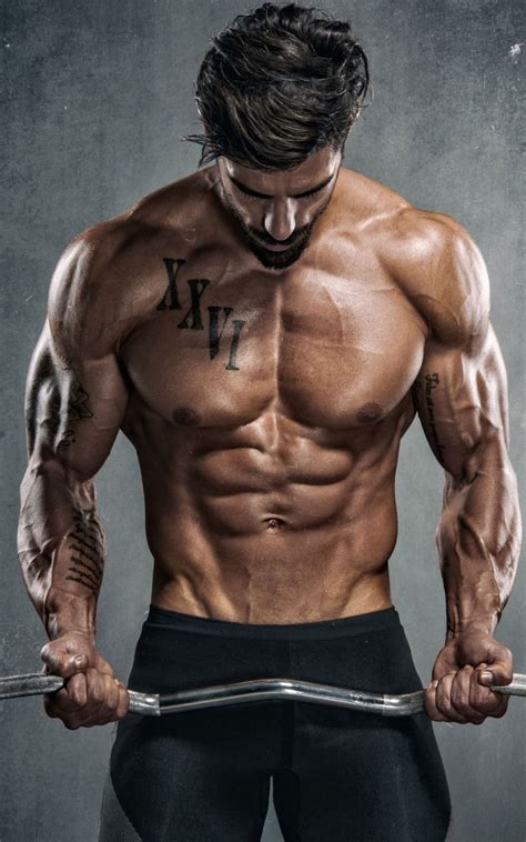 Wallpaper Pose Muscle Rod Press Athlete Bodybuilder • Wallpaper