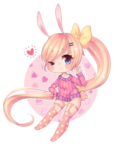 Cute Chibi Bunny Girl Wallpapers Top Free Cute Chibi Bunny Girl
