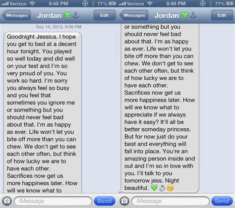Make her sleep while thinking of you. his goodnight texts are simply perfect | Cute goodnight ...