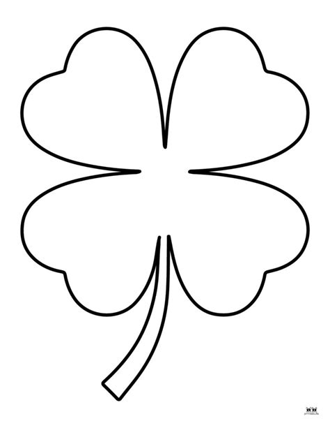 Shamrock Templates And Coloring Pages 30 Free Printables