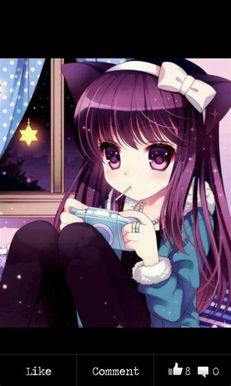 ٩๑ ๑۶ Cute Anime Gamer Girl Anime Nữ