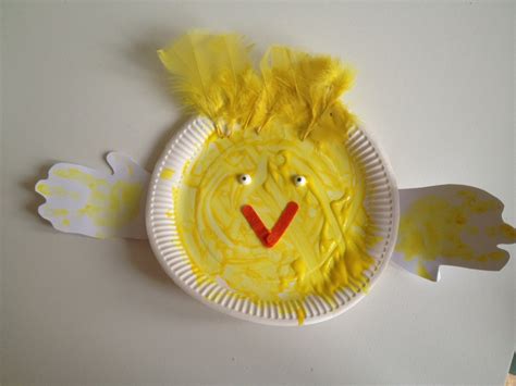 Easter Paper Plate Chicks Craft The Spirited Puddle Jumper