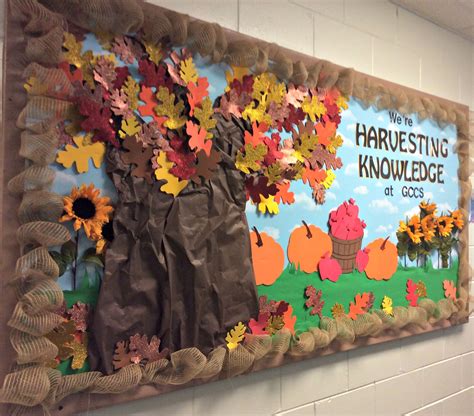 Back To School Board For Autumn Fall Classroom Decorations