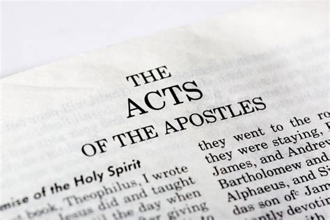 The Feasts Of The Lord In The Book Of Acts United Church Of God